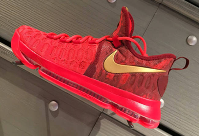 KD9,Nike,杜兰特9代  KD 9 “China” 中国红配色曝光