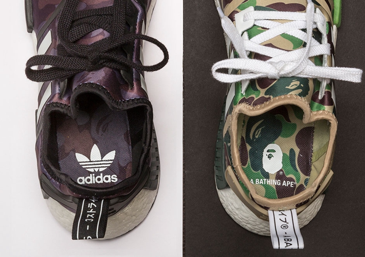 adidas,NMD,BAPE 发售日期确定!BAPE x adidas Originals NMD 细节近赏 adidas,NMD,BAPE 发售日期确定!BAPE x adidas Originals NMD 细节近赏