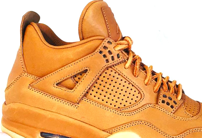 819139-205,AJ4,Air Jordan 4 819139-205AJ4 本月发售！Air Jordan 4 Premium “Wheat” 实物新图