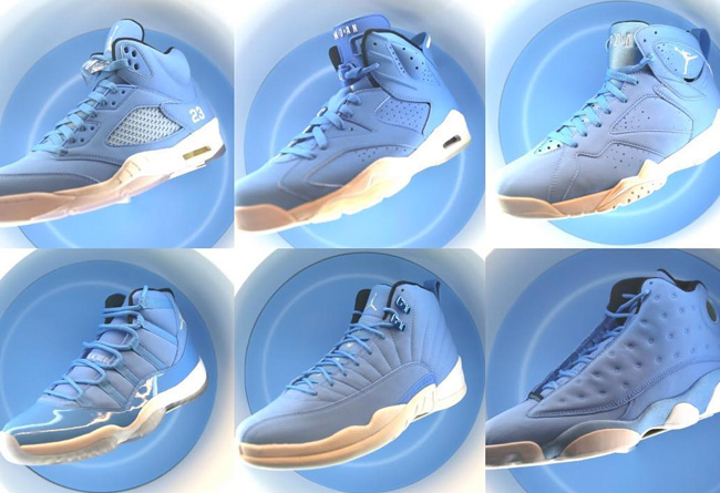 AJ31,Air Jordan 31,Air Jordan AJ31 全想拥有！至今最全的 Air Jordan 北卡蓝系列完整曝光！