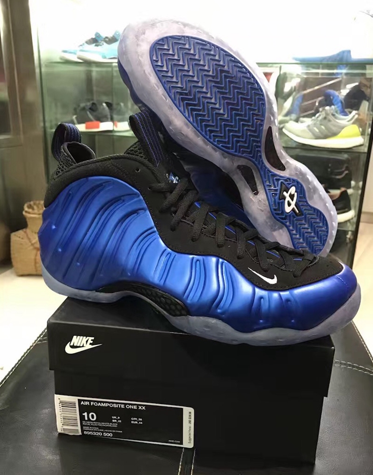 Nike,Air Foamposite,624041-006  还是熟悉的那抹蓝！三款即将发售的太空鞋实物抢先看