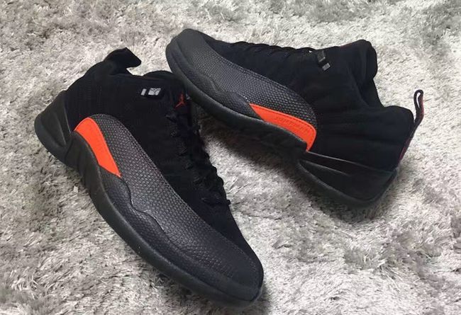 AJ12,Air Jordan 12,308317-003 鞋身一抹亮橙!Air Jordan 12 Low “Max Orange” 细节近览 AJ12,Air Jordan 12,308317-003 鞋身一抹亮橙!Air Jordan 12 Low “Max Orange” 细节近览