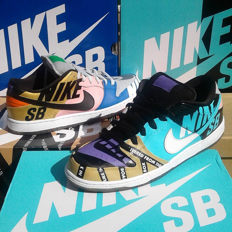 What the,球鞋定制，Nike SB  另辟蹊径！Nike SB “What the Dunk Box” 球鞋定制欣赏