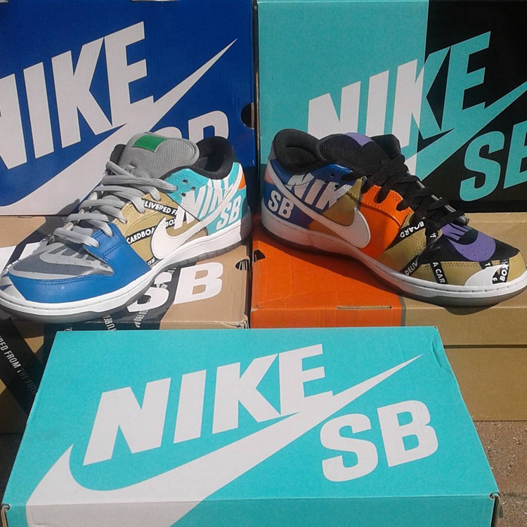 What the,球鞋定制，Nike SB  另辟蹊径！Nike SB “What the Dunk Box” 球鞋定制欣赏