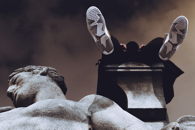 AJ6,Air Jordan 6,854271-730  身披金甲！Air Jordan 6 Pinnacle Metallic Gold 上脚近赏