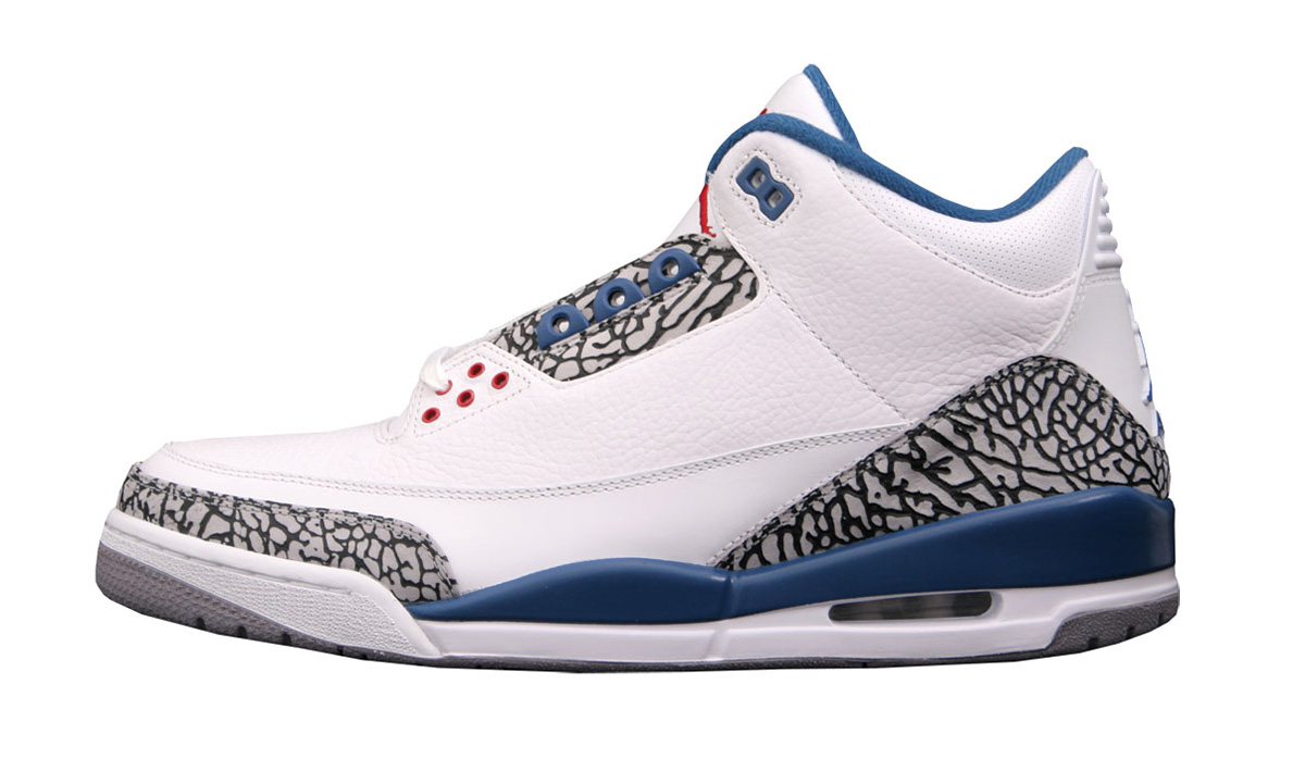 854262-106,AJ3,Air Jordan 3 854262-106AJ3 百分百的元年复刻！Air Jordan 3 “True Blue” 高清图赏