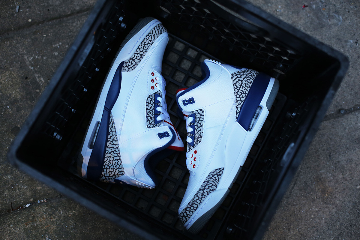854262-106,AJ3,Air Jordan 3 854262-106AJ3 百分百的元年复刻！Air Jordan 3 “True Blue” 高清图赏