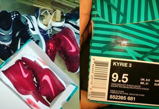 Kyrie 3,Nike 密集感强烈!Kyrie 3 清晰实物曝光! Kyrie 3,Nike 密集感强烈!Kyrie 3 清晰实物曝光!