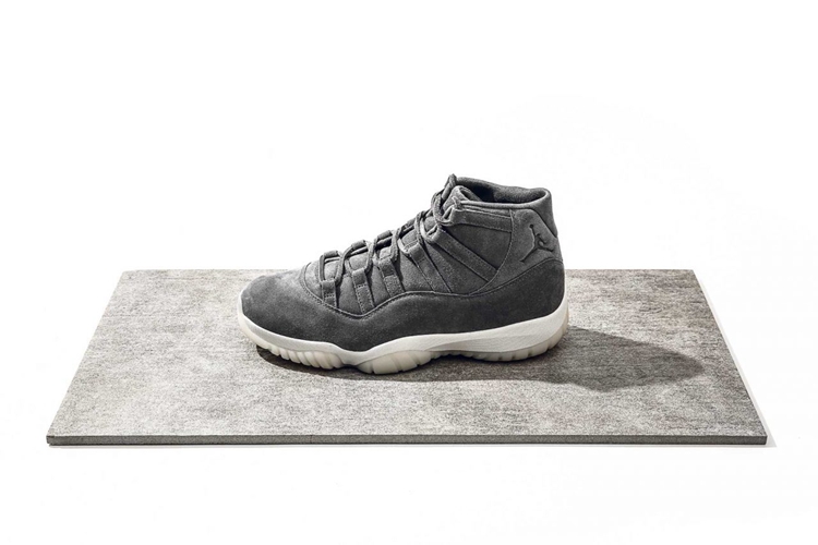 Air Jordan 11,AJ11,914433-003  实物开箱！灰麂皮 Air Jordan 11 Pinnacle 美图近览