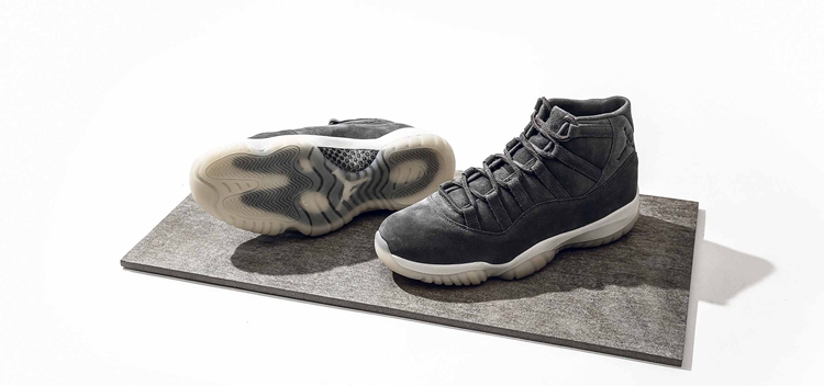 Air Jordan 11,AJ11,914433-003  实物开箱！灰麂皮 Air Jordan 11 Pinnacle 美图近览