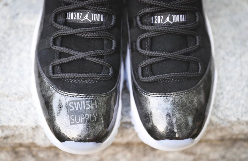 Air Jordan 11 Low,AJ11,528895-  伯明翰男爵主题再临！Air Jordan 11 Low “Barons” 实物欣赏