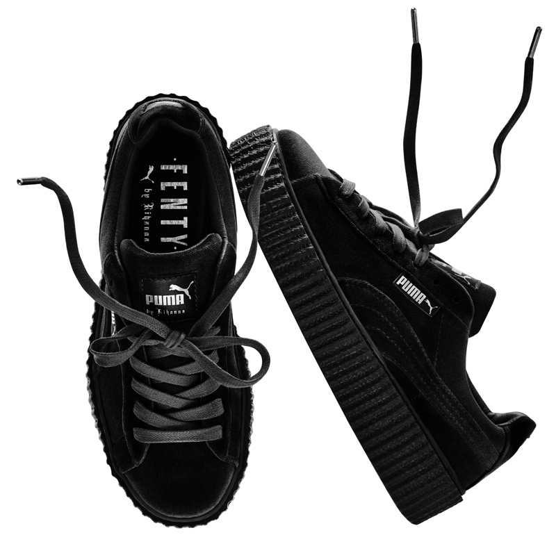 Rihanna,PUMA Fenty Creeper  天鹅绒加持！Rihanna x PUMA Fenty Creeper 发售预告