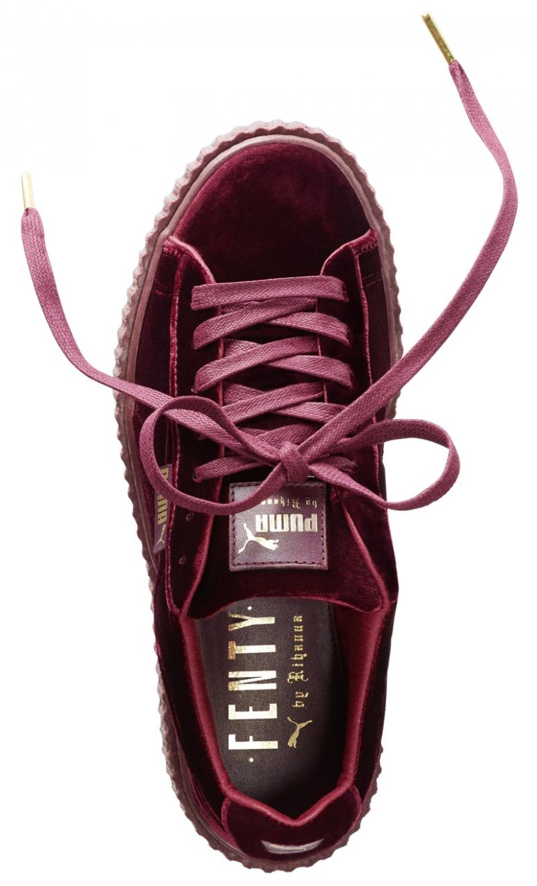 Rihanna,PUMA Fenty Creeper  天鹅绒加持！Rihanna x PUMA Fenty Creeper 发售预告