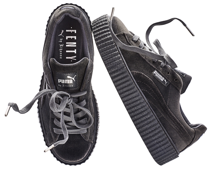 Rihanna,PUMA Fenty Creeper  天鹅绒加持！Rihanna x PUMA Fenty Creeper 发售预告