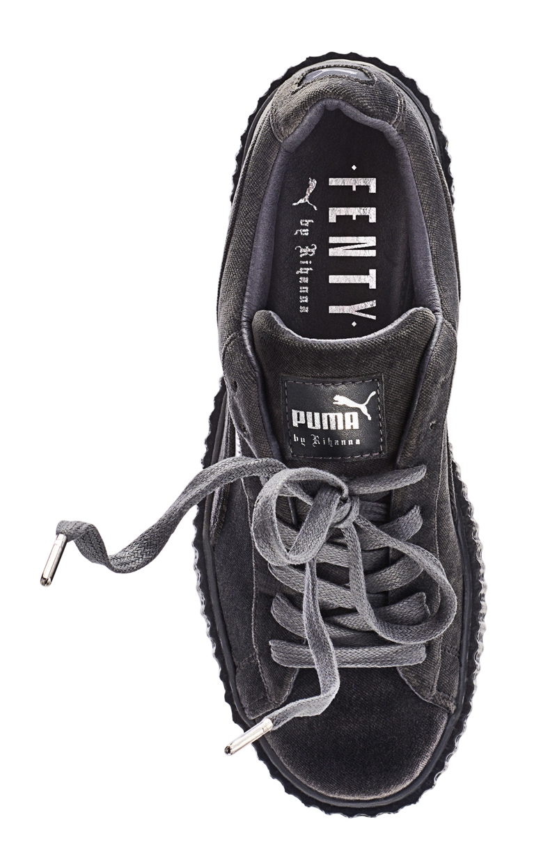 Rihanna,PUMA Fenty Creeper  天鹅绒加持！Rihanna x PUMA Fenty Creeper 发售预告