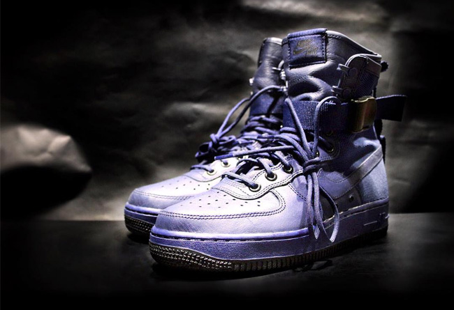 SFAF1,AF1,857872-400 857872-400 新配色 Nike WMNS SF-AF1 “Binary Blue” 首次曝光实物！