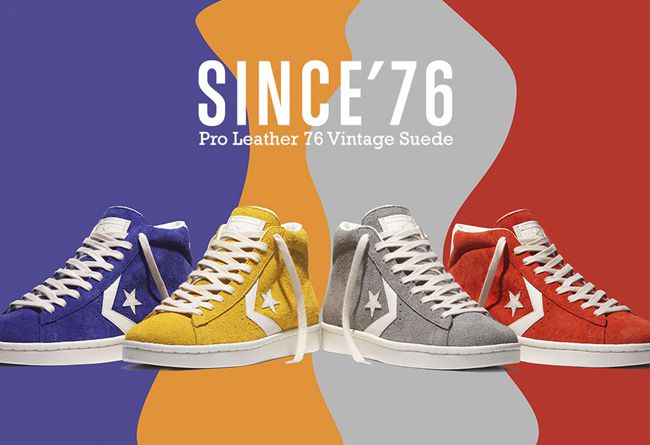 CONVERSE,Pro Leather'76,Vintag  致敬经典！CONVERSE Pro Leather'76 限量配色明日发售