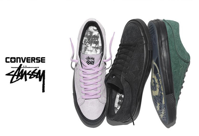 Converse,One Star 74,Stussy  强强联手！Converse x Stussy 联名鞋款国内即将发售