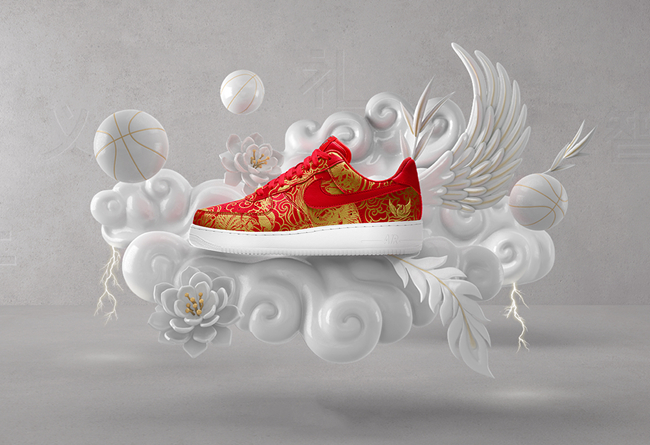 Nike,NIKEiD,Chinese New Year 生肖别注！Nike Air Force 1 “Chinese New Year” iD 现已开启