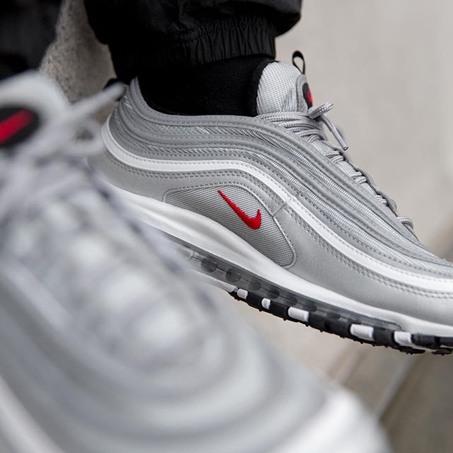 Nike,Air Max 97 OG,884421-001   银子弹回归！Air Max 97 OG “ La silver ” 将于即将发售