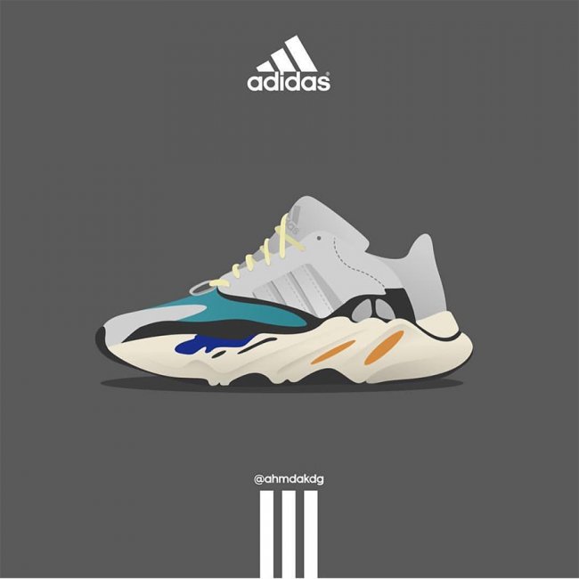 adidas,Yeezy Runner  球鞋设计师还原 Yeezy Runner 实物图片