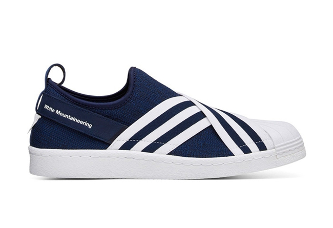 adidas,White Mountaineering,Su  个性清新！White Mountaineering x Superstar Slip-On 现已发售