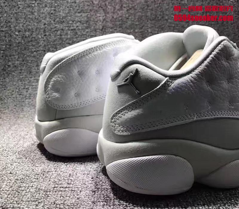 AJ13,Air Jordan 13,310810-100  实物细节图片！Air Jordan 13 Low “Pure Money” 五月发售