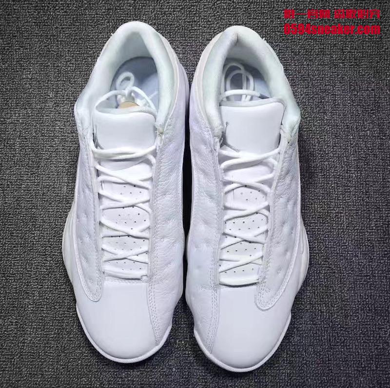 AJ13,Air Jordan 13,310810-100  实物细节图片！Air Jordan 13 Low “Pure Money” 五月发售