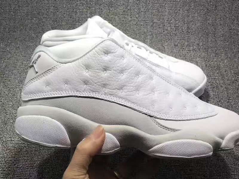 AJ13,Air Jordan 13,310810-100  实物细节图片！Air Jordan 13 Low “Pure Money” 五月发售