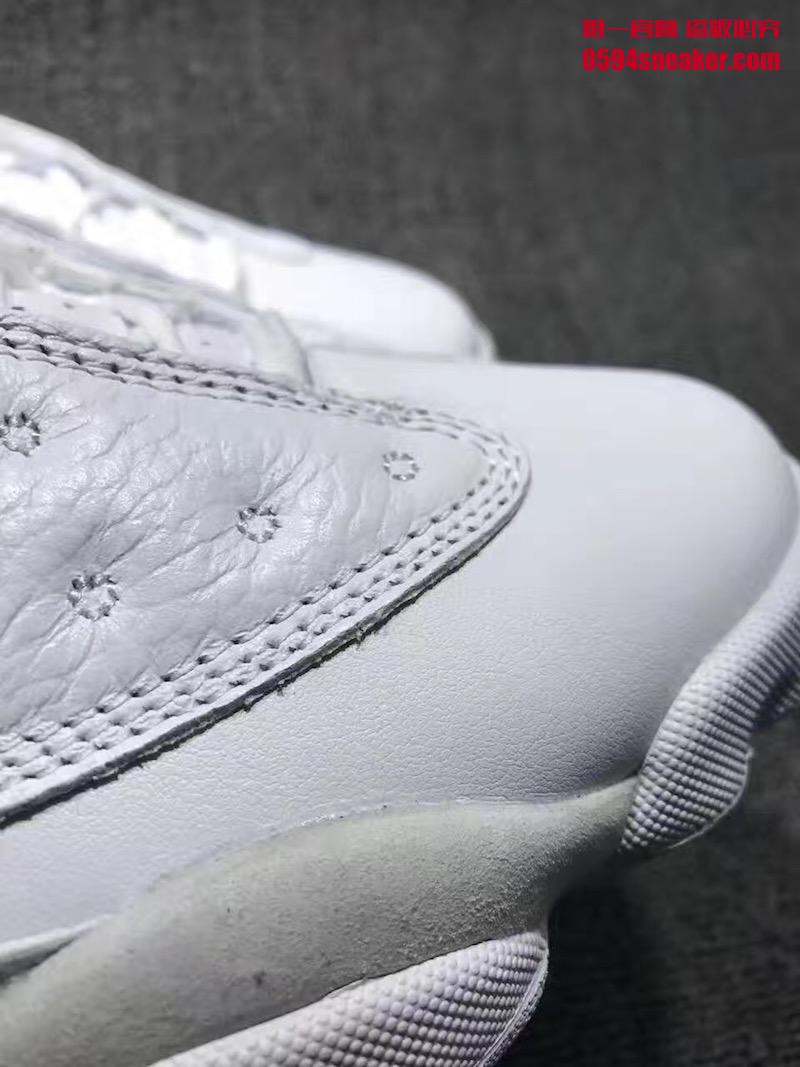 AJ13,Air Jordan 13,310810-100  实物细节图片！Air Jordan 13 Low “Pure Money” 五月发售