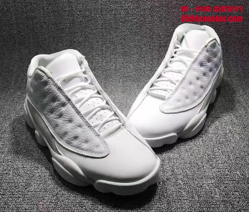 AJ13,Air Jordan 13,310810-100  实物细节图片！Air Jordan 13 Low “Pure Money” 五月发售