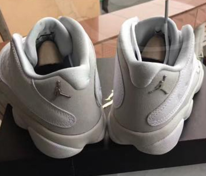 AJ13,Air Jordan 13,310810-100  实物细节图片！Air Jordan 13 Low “Pure Money” 五月发售