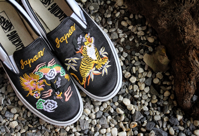 Vans,slip on,Vans x ROLLICKING  横须贺风格！Vans x ROLLICKING 全新联名本周发售