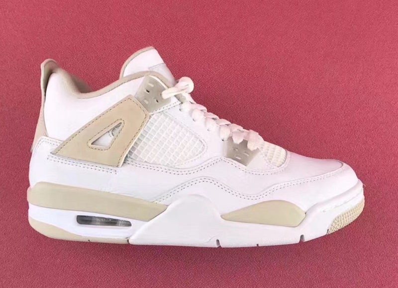 Air Jordan 4 GS,AJ4,487724-118  清新淡雅！全新 Air Jordan 4 GS “Linen” 将于六月发售