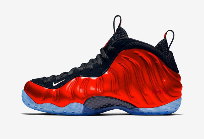 Foamposite One,Foamposite,Nike 2017 款红喷 Nike Air Foamposite One “Varsity Red” 实物曝光! Foamposite One,Foamposite,Nike 2017 款红喷 Nike Air Foamposite One “Varsity Red” 实物曝光!