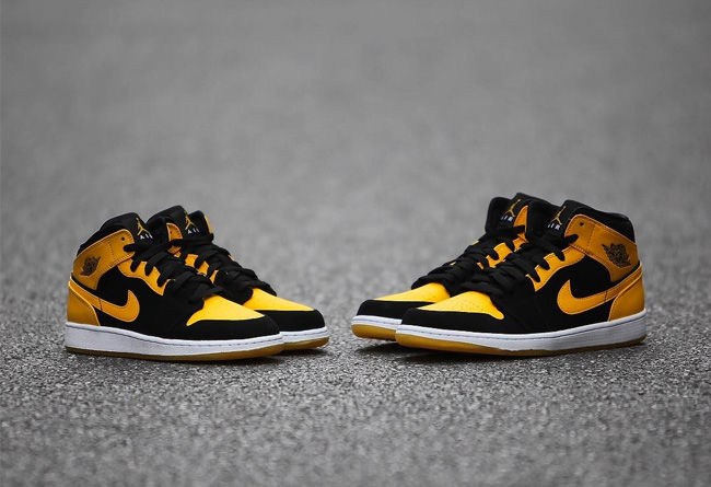 554724-035,AJ1,Air Jordan 1 554724-035AJ1 李小龙还是蝙蝠侠？这双黑黄球鞋着实人气不凡！