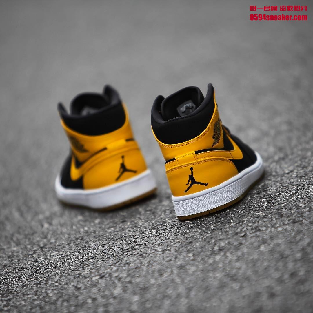 554724-035,AJ1,Air Jordan 1 554724-035AJ1 李小龙还是蝙蝠侠？这双黑黄球鞋着实人气不凡！