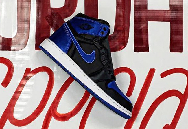 Air Jordan 1,AJ1,Satin  限量 700 双！Air Jordan 1 “Royal Stain” 发售信息释出