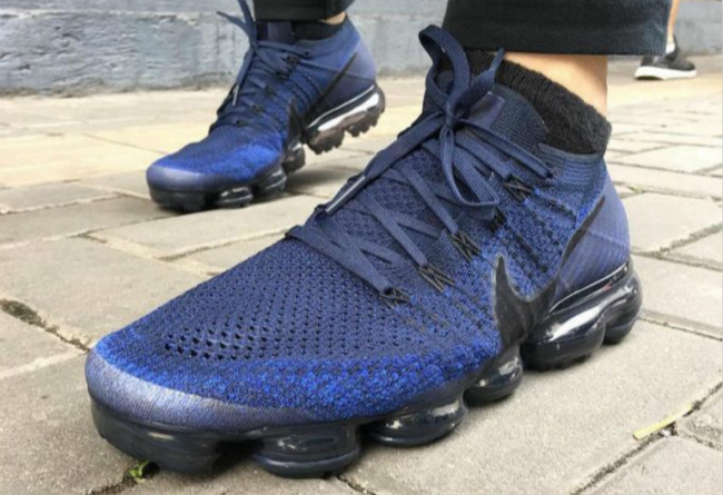 Nike, Air VaporMax,849558-400   深色耐造款！Air VaporMax 海军蓝配色将于 6 月发售