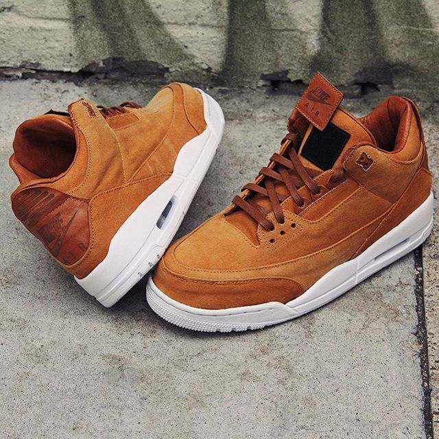 AJ3,Air Jordan 3  这双 Air Jordan 3 “Khaki Denim” 你喜欢吗？