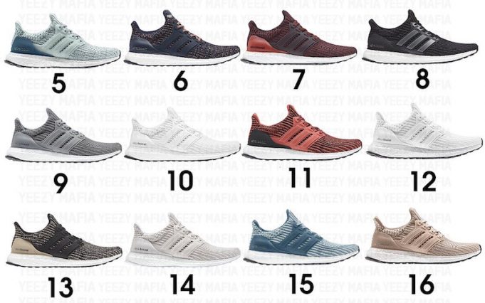 Ultra Boost 4.0,adidas  一口气曝光 20 双！Ultra Boost 或将迎来 4.0 时代！