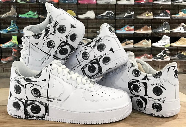 Supreme,CdG,Nike,Air Force 1  发售日期确定！Supreme x CdG x Nike Air Force 1 官图释出