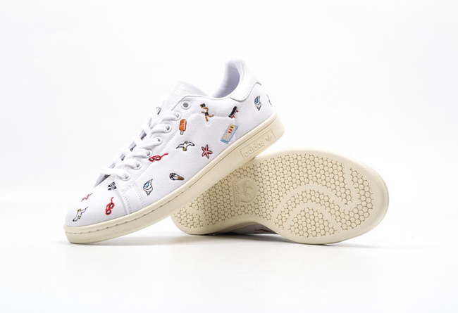 adidas,Stan Smith，Summer，BZ039  海滩风情元素！这款 Stan Smith “Summer” 你心动了吗？