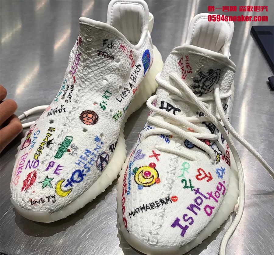 Yeezy 350 Boost V2,Yeezy 350  纯白 Yeezy 350 Boost V2 怕脏？你也可以这样玩！