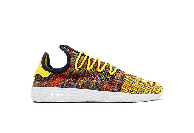 TENNIS HU,adidas,Pharrell Will  精彩缤纷！Pharrell Williams TENNIS HU 彩虹配色要来了！