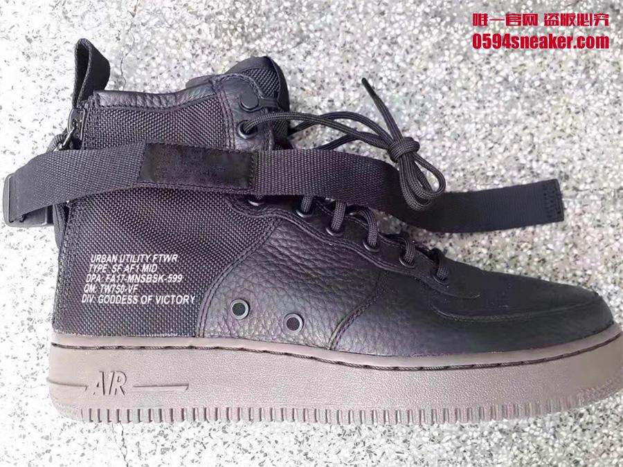 SF-AF1,Nike  加入后跟拉链！SF-AF1 Mid 中帮版本现身