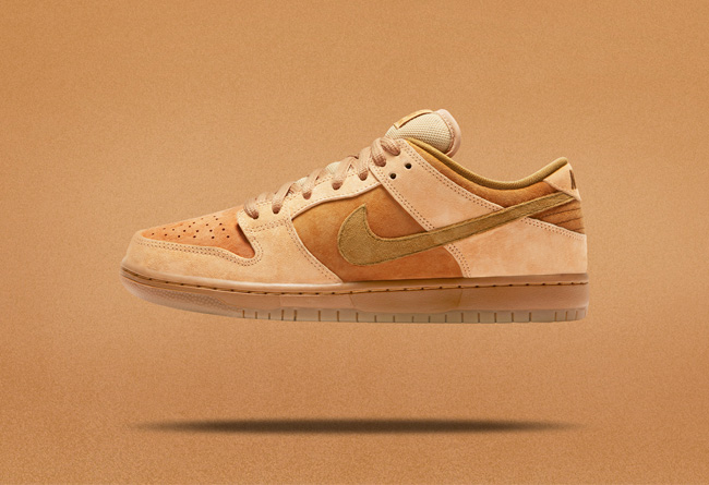 883232-700,Dunk SB,Dunk SB Low 883232-700 小麦色再现！Dunk SB Low Pro “Wheat” 绝对是帅气百搭之选！
