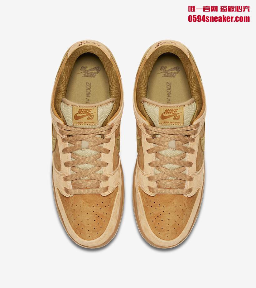 883232-700,Dunk SB,Dunk SB Low 883232-700 小麦色再现！Dunk SB Low Pro “Wheat” 绝对是帅气百搭之选！