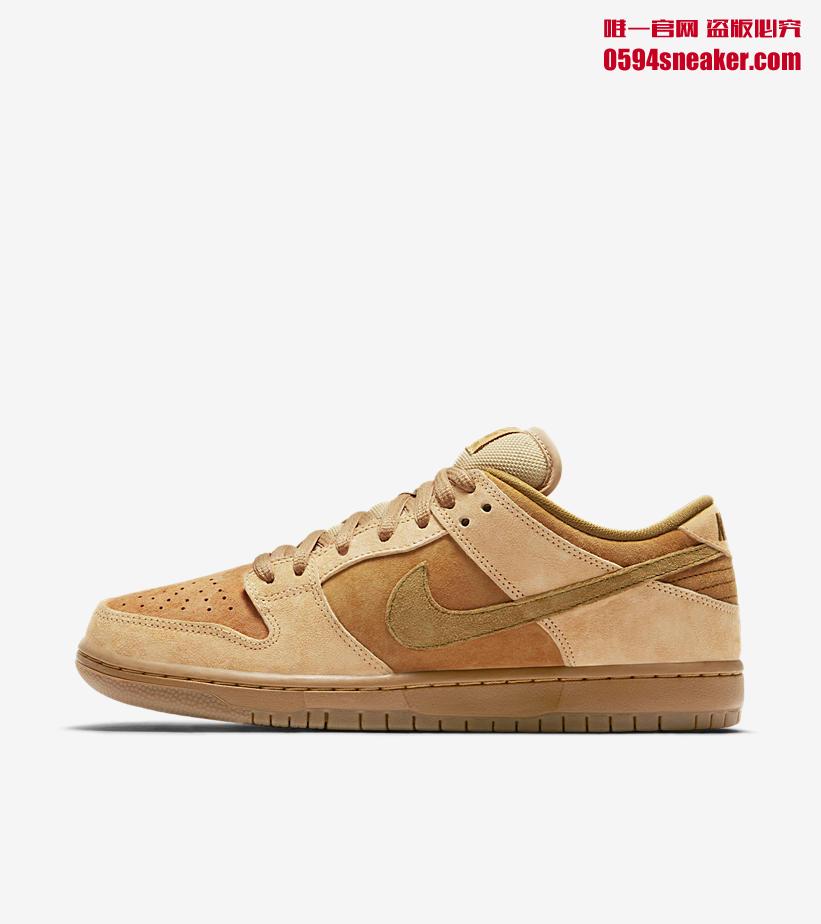 883232-700,Dunk SB,Dunk SB Low 883232-700 小麦色再现！Dunk SB Low Pro “Wheat” 绝对是帅气百搭之选！