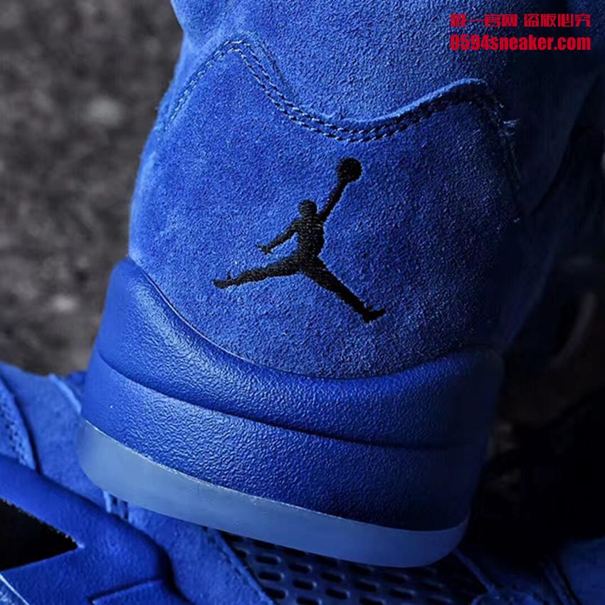 AJ5,Air Jordan 5,136021-401  麂皮皇家蓝！Air Jordan 5 “Blue Suede” 发售日期释出